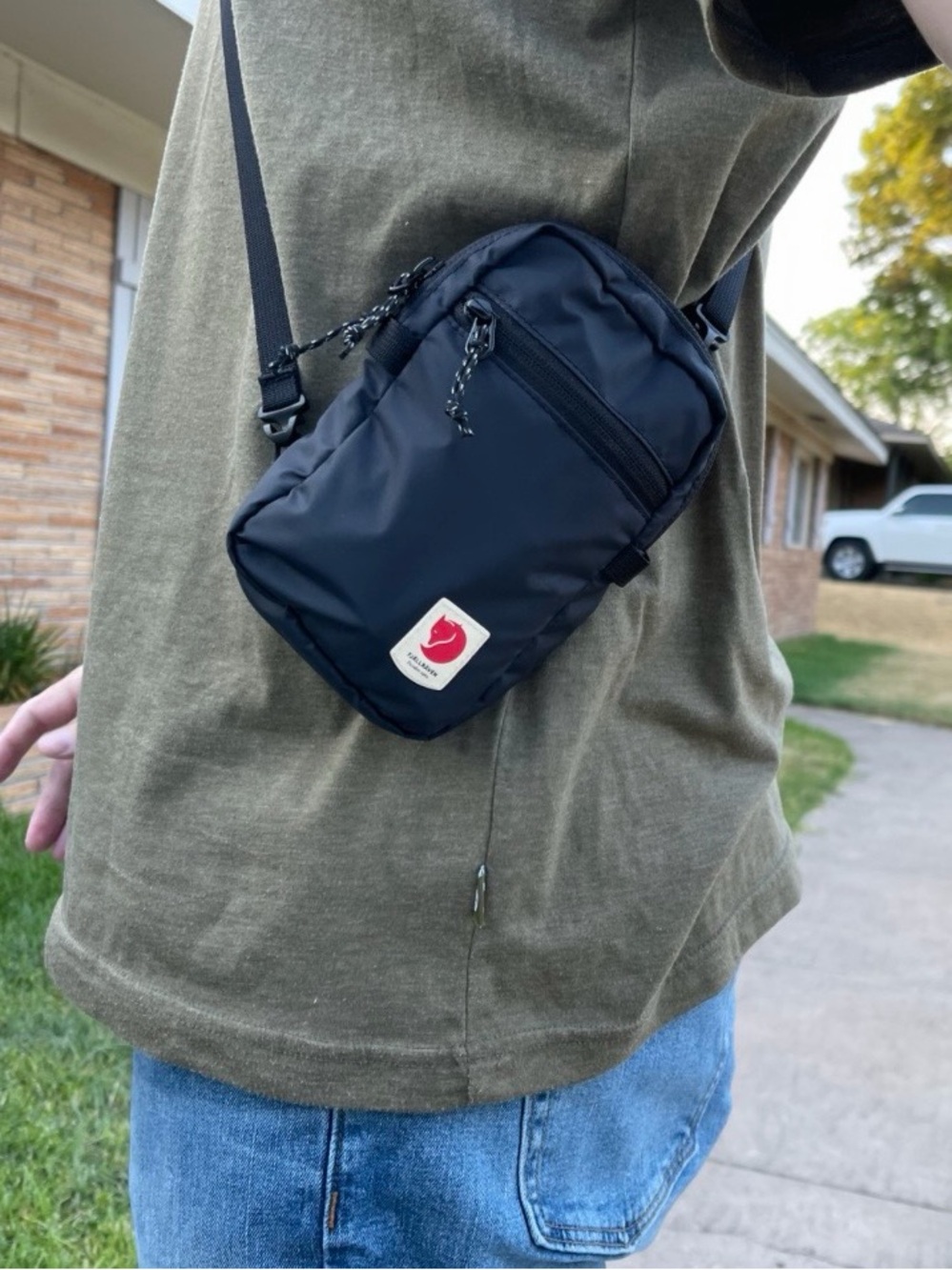 FJALL RAVEN Black Small Crossbody bag purse